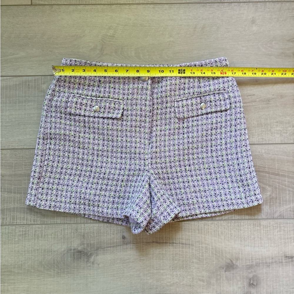 LOFT Lavender Tweed Women Shorts - Picture 4 of 8